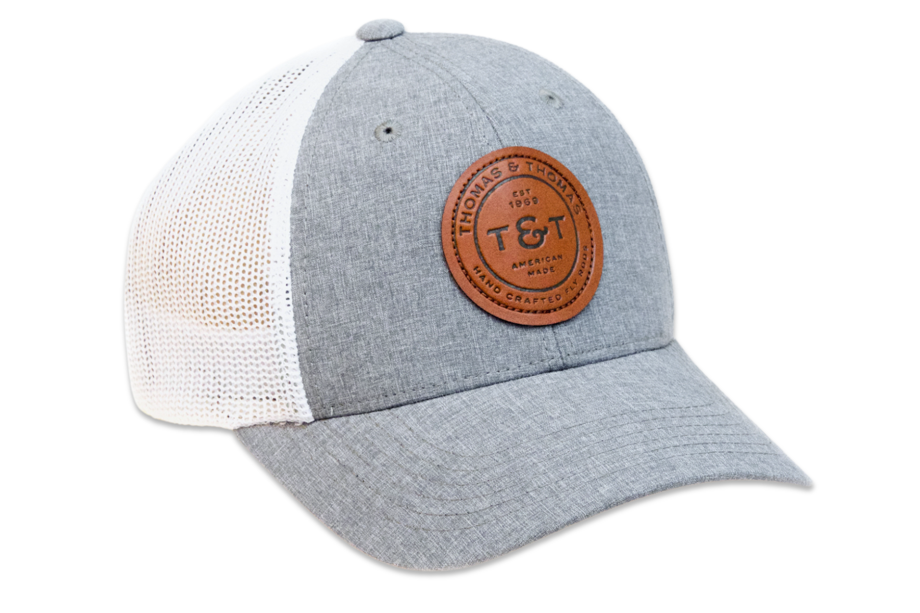 Leather Badge T&T Trucker Hat