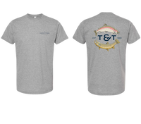 Thomas & Thomas Rods & Accessories - T&T Trout Tee: Heather Grey