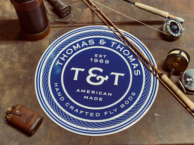 Thomas & Thomas Rods & Accessories - T&T Embossed Metal Sign- Classic & Tarpon
