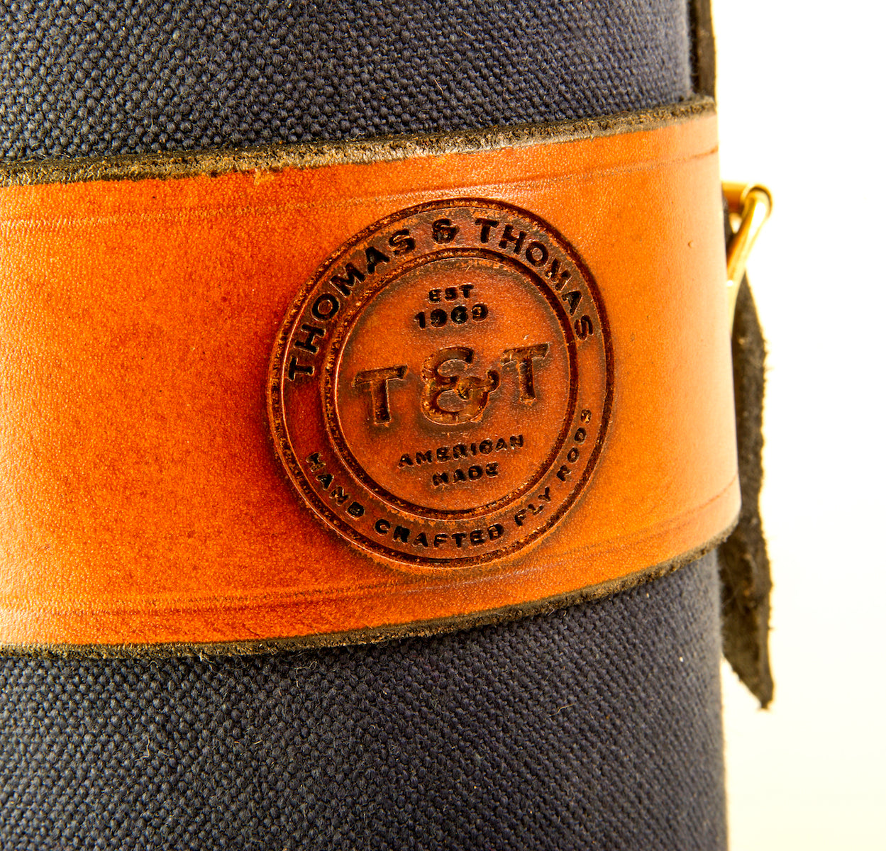 T&T Leather and Canvas Bottle Holder