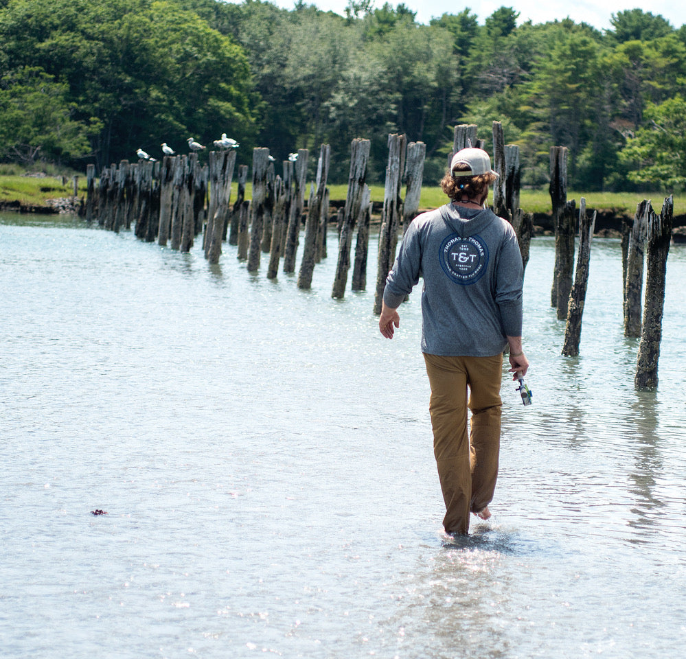 T&T Sun Hoody- Gray Heather