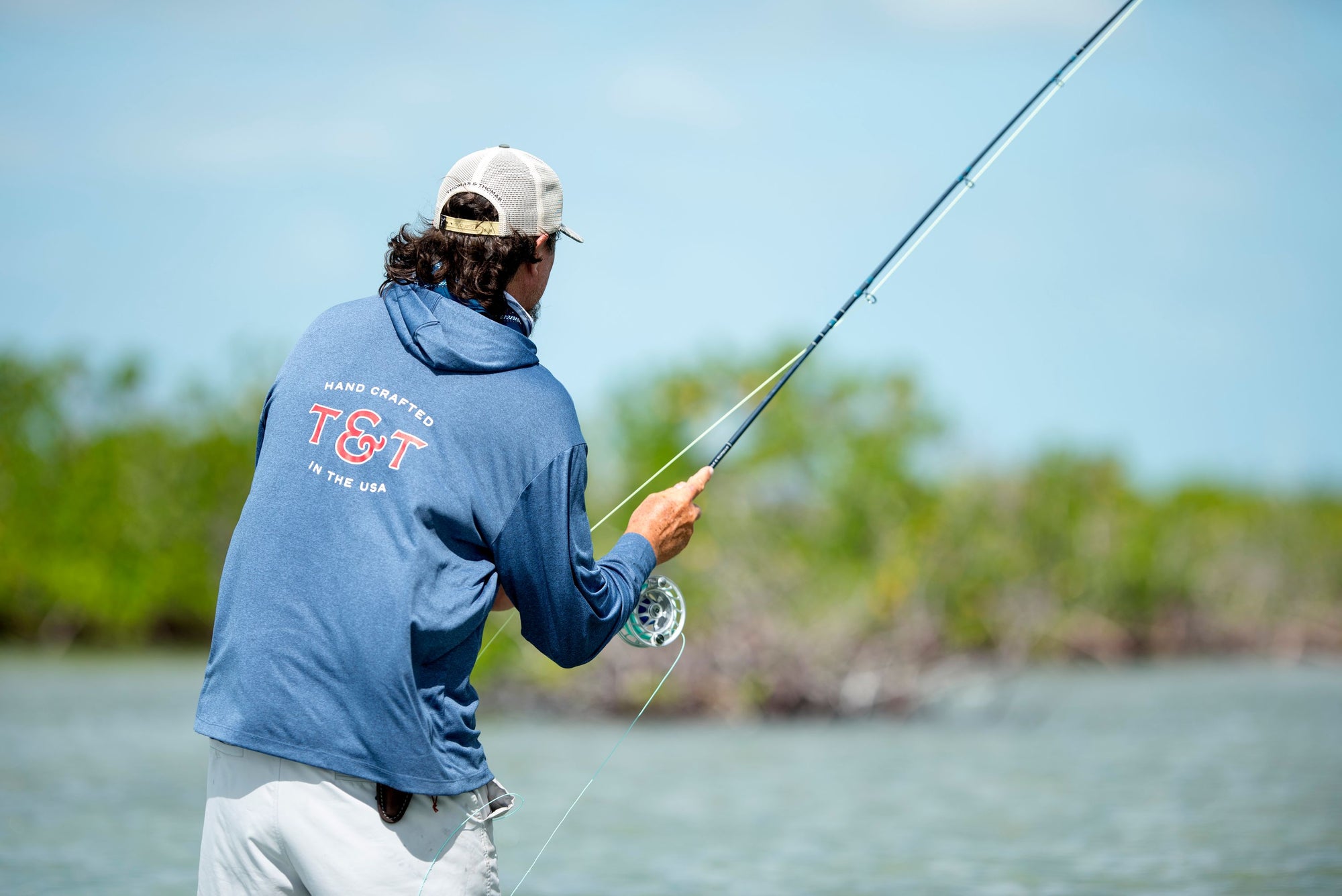 T&T Sun Hoody- Indigo Blue
