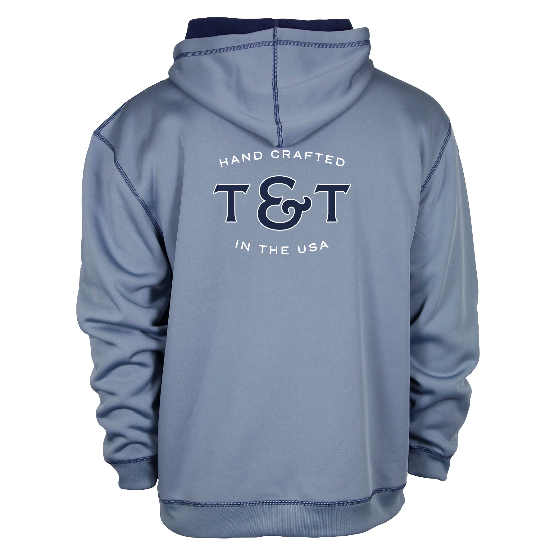 T&T Steel Blue Transit Hoody