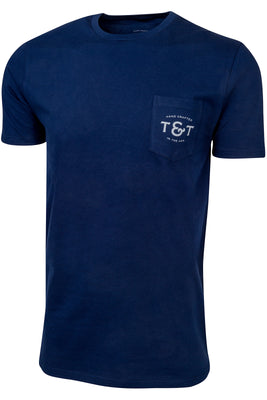 Thomas & Thomas Rods & Accessories - T&T Signature Pocket T-Shirt - Navy Blue