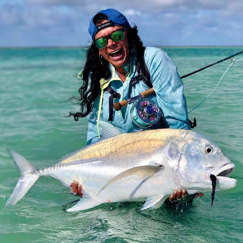 Chasing GT's On Christmas Island by Ruth Sims
