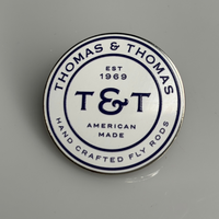 Thomas & Thomas Rods & Accessories - -NEW- T&T White Badge Pin