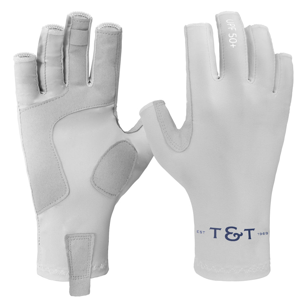 T&T Tech Sun Gloves Cool Grey - L/XL