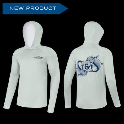 T&T Tech Hoody: Tarpon Artist Series - Sea Mist