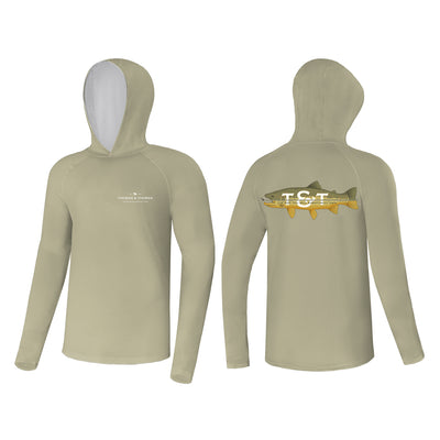Tech Hoody: Trout Artist Series - Moss Green