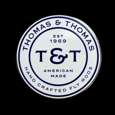Thomas & Thomas Rods & Accessories - -NEW- T&T White Badge Pin