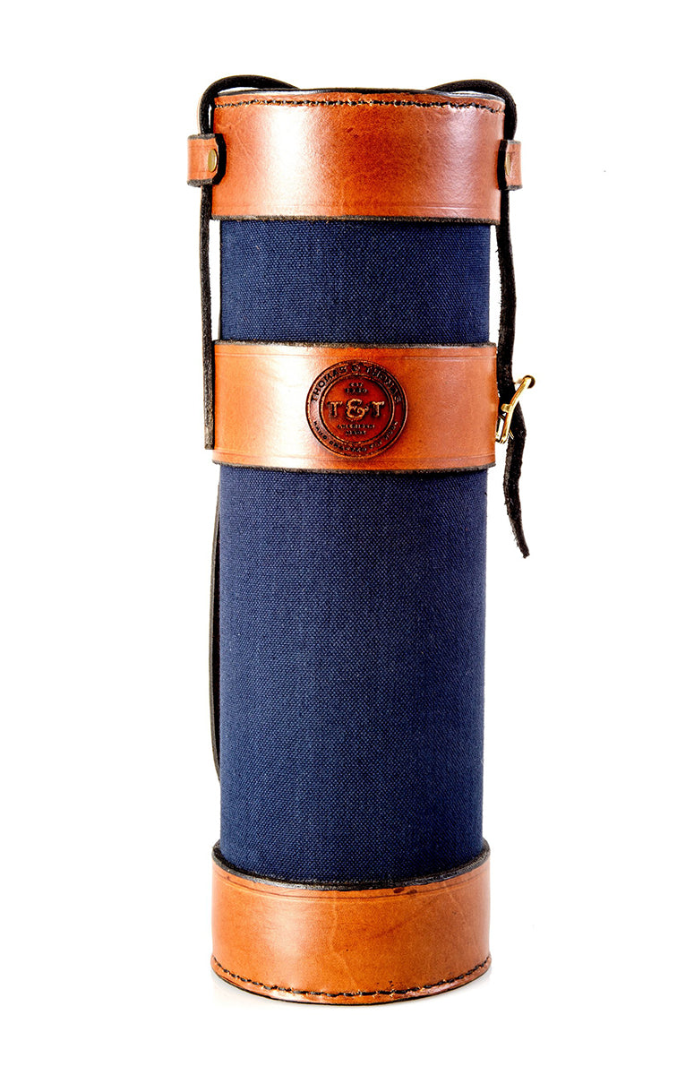 T&T Leather and Canvas Bottle Holder