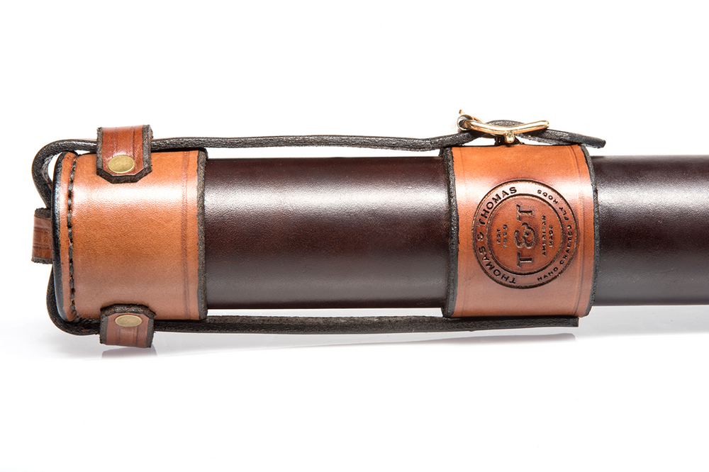 Tuby muchowe - Integrated leather tube for rod & reel from class