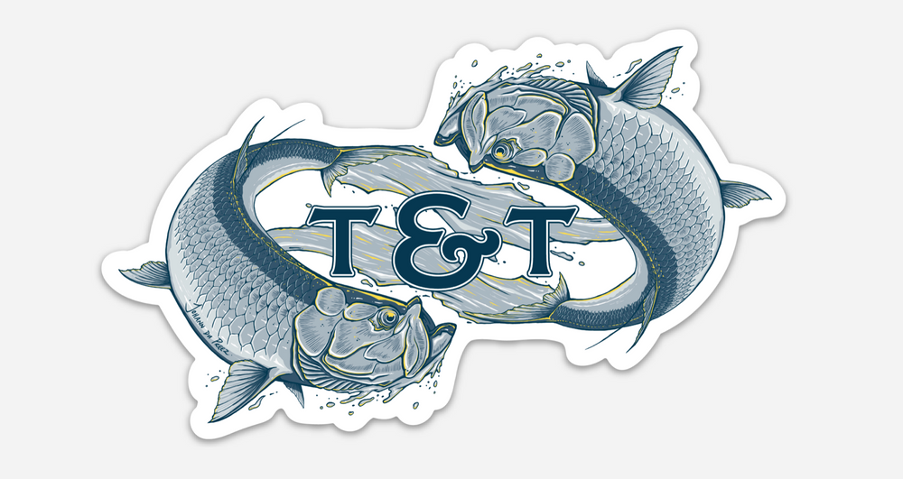 -NEW- T&T Tarpon Sticker