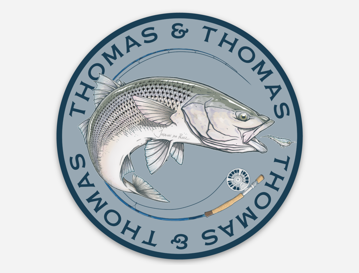 -NEW- T&T Striped Bass Sticker