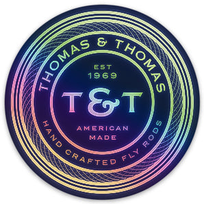 Thomas & Thomas Rods & Accessories - T&T Holographic Badge Sticker